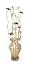 Jenny-lattia, 90 cm, kromi metallikukka, LED 5 x 2 W