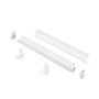 Alumiinikulmaprofiili led-nauhalle 1m valkoinen