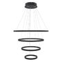 Layer 4 LED kattovalaisin musta