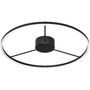 Wheels LED plafondi Ø 100 cm matta musta
