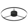 Wheels LED plafondi Ø 80 cm matta musta