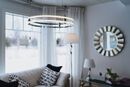 Ricarda Double LED riippuvalaisin kromi himmennettävä