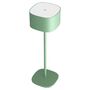 Serino pöytävalaisin IP44 ladattava vihreä