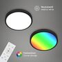 Runa plafondi Ø38 RGB DIM musta